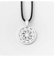 Оберег Колядник из серебра в Солнечном Круге