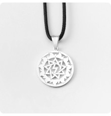 Оберег Перуница из серебра в Солнечном Круге