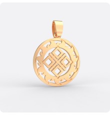 Оберег Макошь (Мокошь) из золота в Солнечном Круге