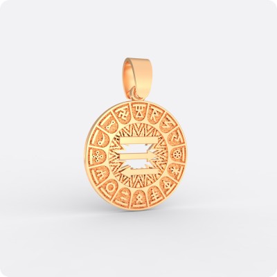 Сварожий круг с чертогом Бусла (Аиста) из золота