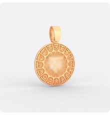 Сварожий круг с чертогом Вепря из золота