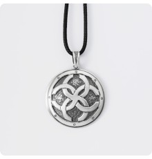 Оберег Свадебник из серебра в Два уровня