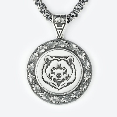 Оберег Медвежья лапа - символ Велеса (Волоса) и Медвежья морда