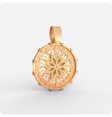 Алатырь с Солнцем из золота