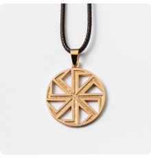 Оберег Коловрат из золота