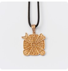 Крес славянский (Огненная кольчуга) из золота