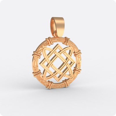 Оберег Звезда Лады-богородицы (золото)