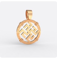 Оберег Одолень трава из золота