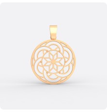 Золотой оберег Алатырь (женский)