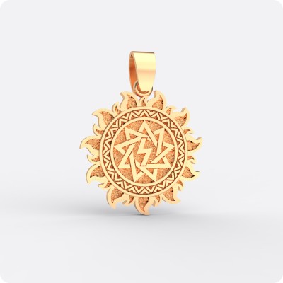 Оберег Перуница из золота в Ярило