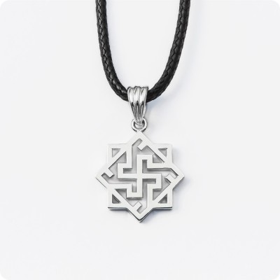 Оберег Валькирия из серебра (малый)