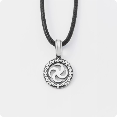 Оберег Сваор из серебра (малый)