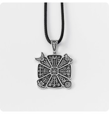 Крес славянский (Огненная кольчуга)  из серебра