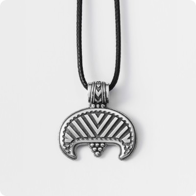 Оберег Лунница - Лунный цикл из серебра