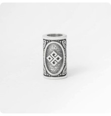 Шарм - богатырь из серебра с символом Даждьбога