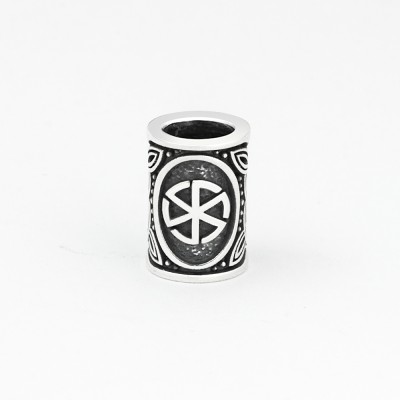 Шарм - богатырь из серебра с оберегом Громовик