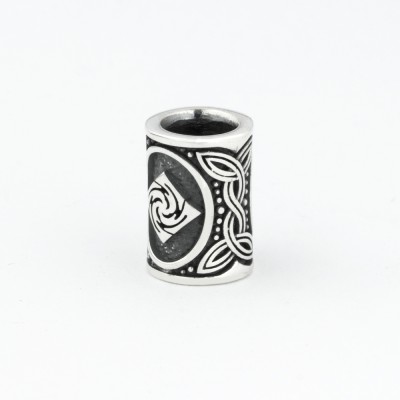 Шарм - богатырь из серебра с оберегом Знич