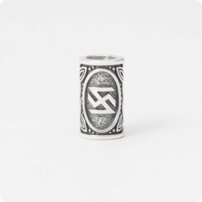 Шарм - богатырь из серебра с символом Стрибога