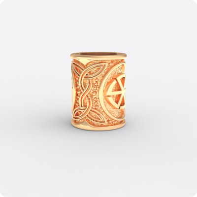 Шарм - богатырь из золота с оберегом Громовик