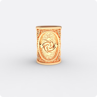 Шарм - богатырь из золота с оберегом Знич