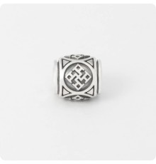 Шарм - бусина Духовная Сила из серебра