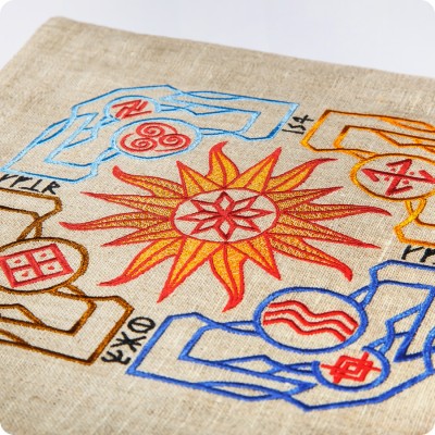 Коврик для обряда очистки и зарядки оберега