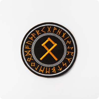 Нашивка - патч с руной Одал (Отала)