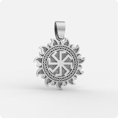 Оберег Ладинец из серебра в Ярило