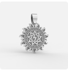 Оберег Перуница из серебра в Ярило