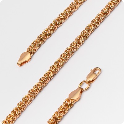 Цепочка Византия из золота (Лисий хвост)