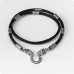 Кожаный шнур с головой орла - Серебряный Орёл