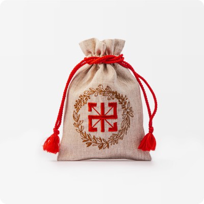Мешочек с оберегом Радинец (вышивка)